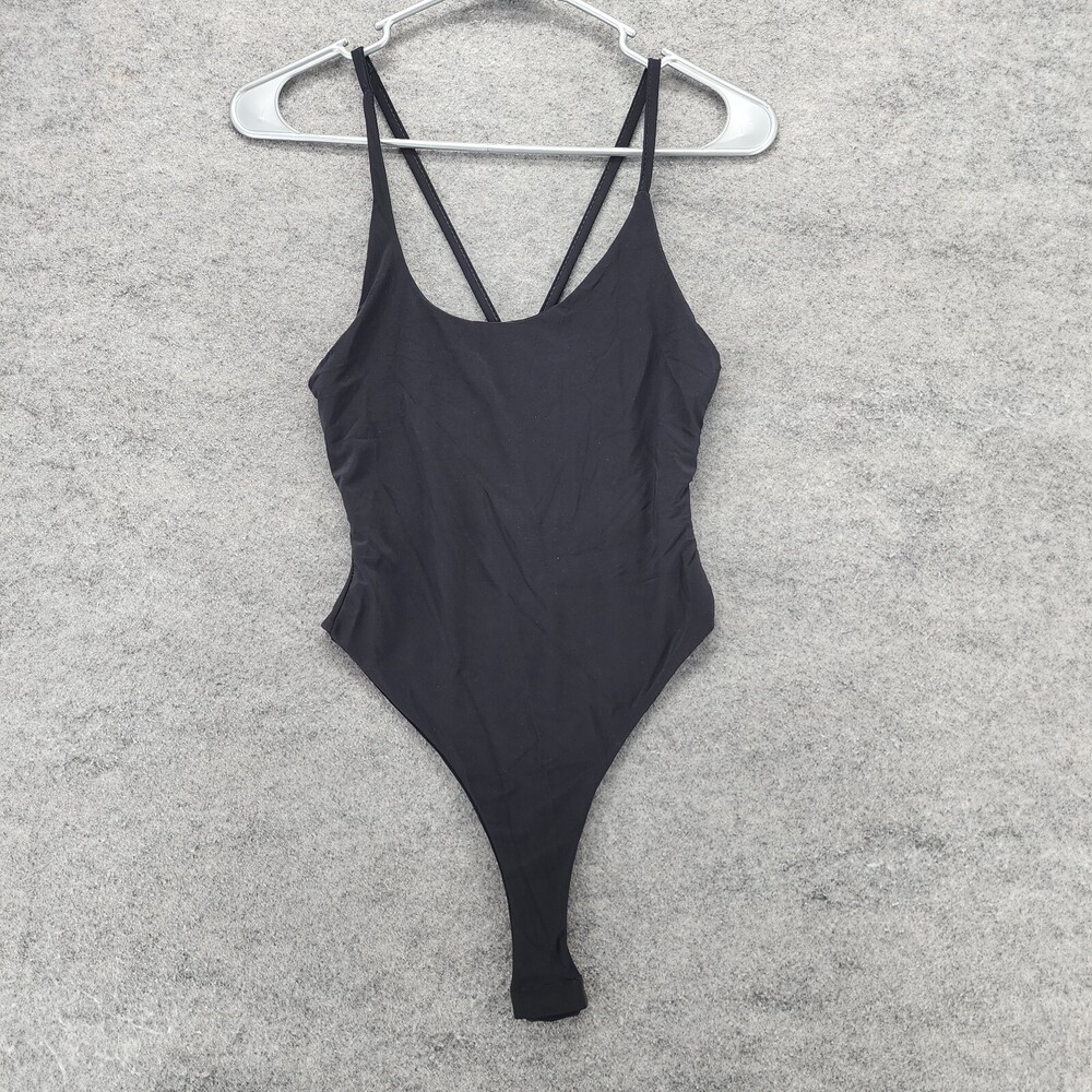 Boohoo Bodysuit Womens US 4 Sleeveless Black